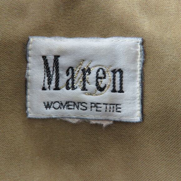 Maren 1980s Vintage Jacket Tan & Black Suede  Casual Jacket Large - Picture 8 of 8